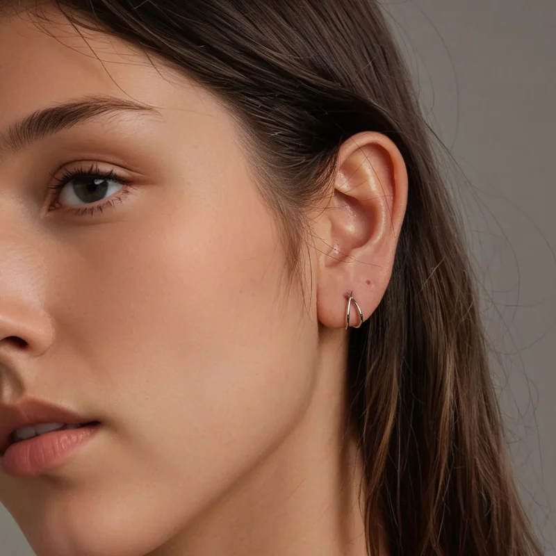 (bilde for) PANDORA Style Utsøkt ørespenne i sølv - BSE1053 - Vis 8