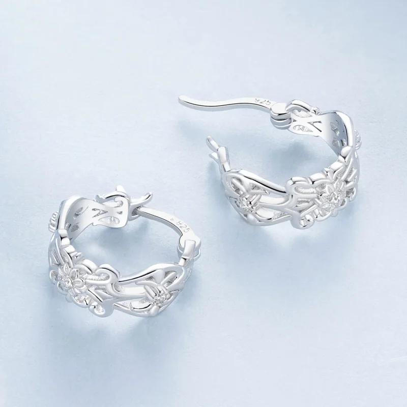 (bilde for) PANDORA Style Vintage palassmønster øredobber - BSE1055 - Vis 4