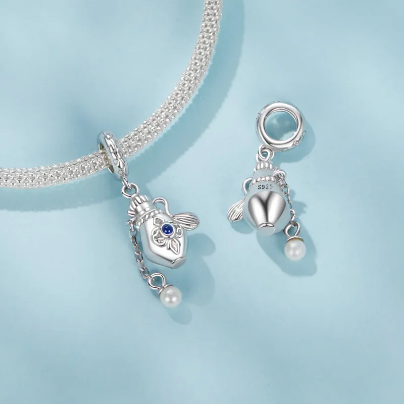 (bilde for) PANDORA Style Vintage parfymeflaskeanheng - SCC2912 - Vis 4
