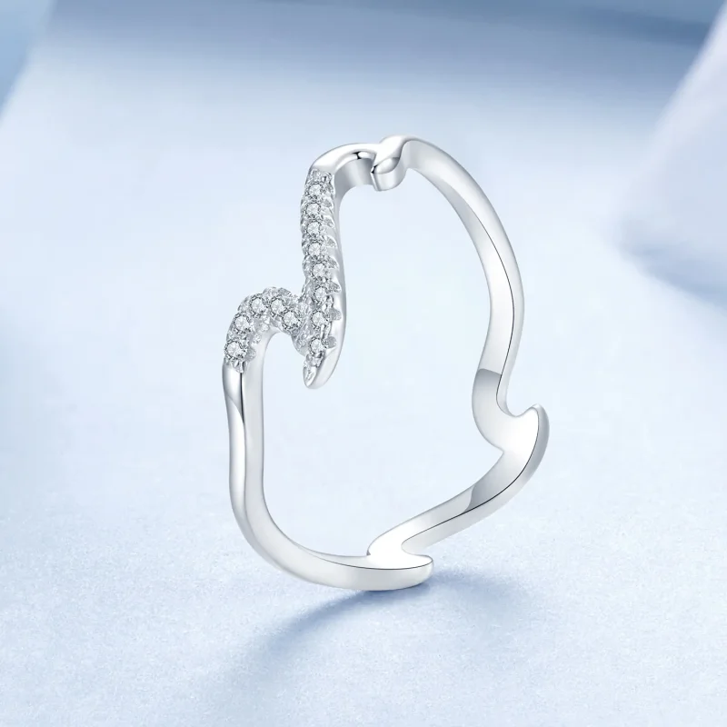 (bilde for) PANDORA Style Wave Ring - BSR587 - Vis 2