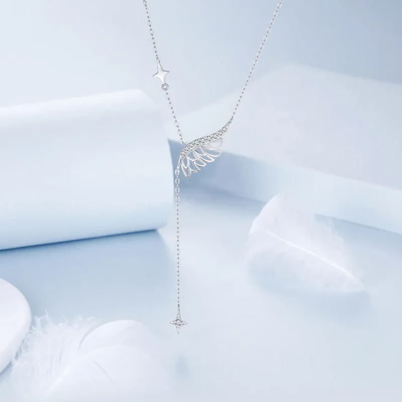 (bilde for) PANDORA Style Wings Halskjede - BSN395 - Vis 3