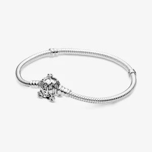 (bilde for) Disney Askepott Gresskarvognformet Klemme Pandora Moments Armbånd - 599190C01