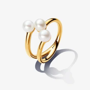 (bilde for) Pandora Behandlet Ferskvannskulturperle Åpen Ring - 163285C01
