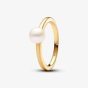 Pandora Behandlet Ferskvannskulturperle Ring - 163157C01 (bilde for) Pandora Behandlet Ferskvannskulturperle Ring - 163157C01