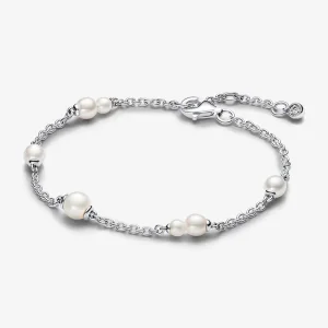 (bilde for) Pandora Behandlet Ferskvannskulturperle Stasjon Kjedearmbånd - 593172C01