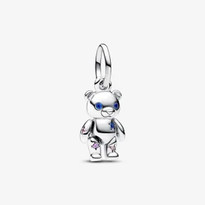(bilde for) Pandora Bevegelig Teddybjørn Hengende Charm - 792986C01