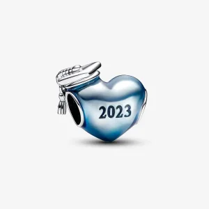 Pandora Blå 2023 Eksamen Hjerte Charm - 792590C01 (bilde for) Pandora Blå 2023 Eksamen Hjerte Charm - 792590C01