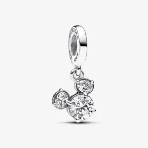 (bilde for) Pandora Disney Mikke Mus Funklende Hode Silhuett Hengende Charm - 793031C01