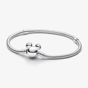 (bilde for) Pandora Disney Mikke Mus Klemme Moments Slangekjedearmbånd - 593061C00