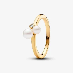 (bilde for) Pandora Duo Behandlede Ferskvannskulturperler Ring - 163156C01
