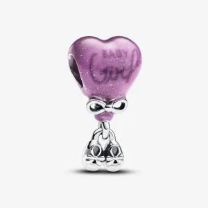 (bilde for) Pandora Fargeskiftende Gender Reveal Girl Charm - 793238C01