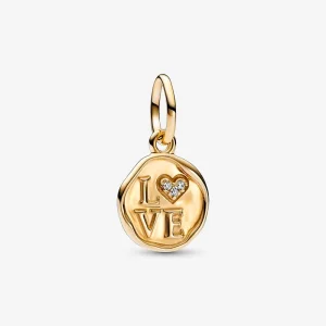 (bilde for) Pandora Funklende Kjærlighetsstempel Hengende Charm - 752605C01