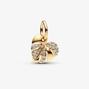 (bilde for) Pandora Funklende Monsterablad Hengende Charm - 763349C01