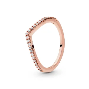 (bilde for) Pandora Funklende Ønskebein Ring - 186316CZ