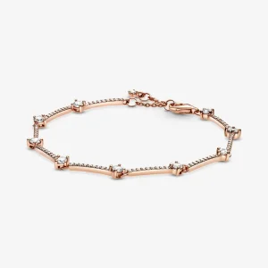 (bilde for) Pandora Funklende Pavérader Armbånd - 589217C01