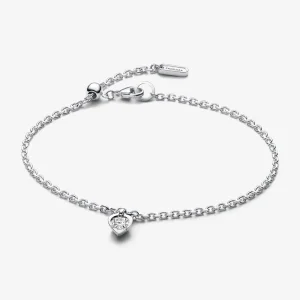 (bilde for) Pandora Heart sterling silver bracelet with 0.25 ct TW G-J VS+ round brilliant excellent cut lab-grown diamond - 593094C01