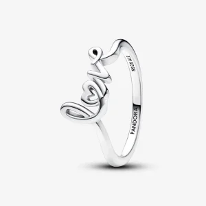 Pandora Love i håndskrift Ring - 193058C00 (bilde for) Pandora Love i håndskrift Ring - 193058C00