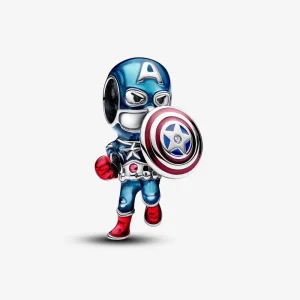 (bilde for) Pandora Marvel The Avengers Captain America Charm - 793129C01