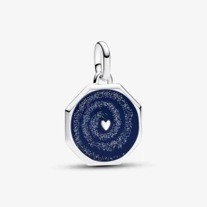 (bilde for) Pandora ME Galakse med Hjerte Flat Charm - 793040C01