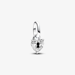 (bilde for) Pandora ME Nøkkelhull Hjerte Mini Hengende Charm - 793086C01