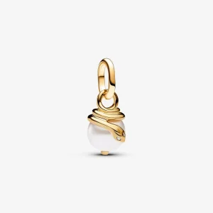 (bilde for) Pandora ME Perlemorskimrende Slange Mini Hengende Charm - 763375C01