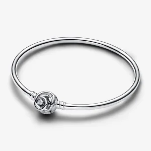 (bilde for) Pandora Moments Bangle med Rund Lås - 593229C01