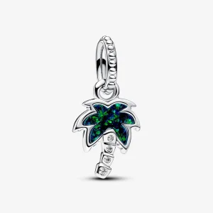 (bilde for) Pandora Opaliserende Grønn Palme Hengende Charm - 793352C01