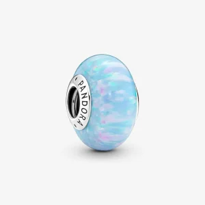 (bilde for) Pandora Opaliserende Havblå Charm - 791691C01