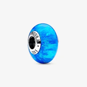 (bilde for) Pandora Opaliserende Havblå Charm - 791691C02