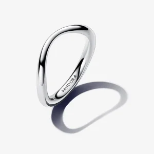 (bilde for) Pandora Ring med Organisk Formet Bånd - 193314C00