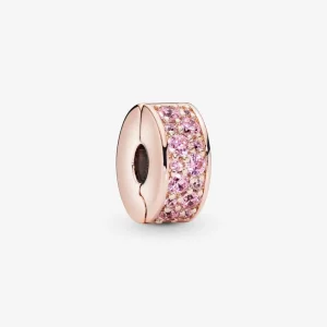 (bilde for) Pandora Rosa Pavé Klemmecharm - 781817PCZ