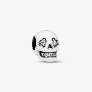 (bilde for) Pandora Selvlysende Funklende Hodeskalle Charm - 792811C01