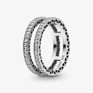 (bilde for) Pandora Silver ring with clear cubic zirconia - 196236CZ