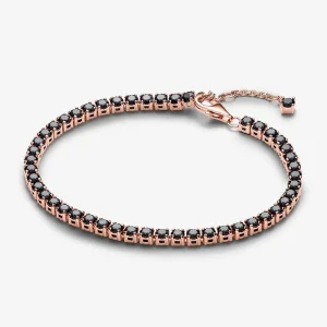 (bilde for) Pandora Svart Funklende Tennisarmbånd - 581469C02