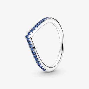 (bilde for) Pandora Timeless Wish Funklende Blå Ring - 196316C02