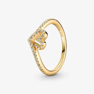(bilde for) Pandora Timeless Wish Funklende Hjerteprydet Ring - 169302C01