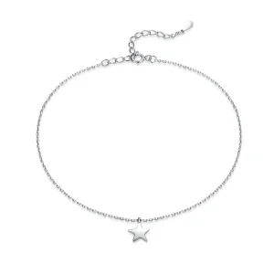 (bilde for) Pandora Style Silver Starry Anklet - SCT009