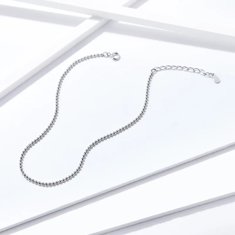 (bilde for) Pandora Style Sølv Enkel Anklet - SCT002 - Vis 3