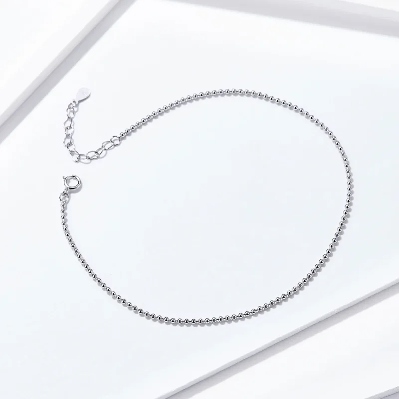 (bilde for) Pandora Style Sølv Enkel Anklet - SCT002 - Vis 4