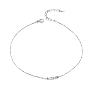 (bilde for) Pandora Style Sølv Helical Anklet - SCT007