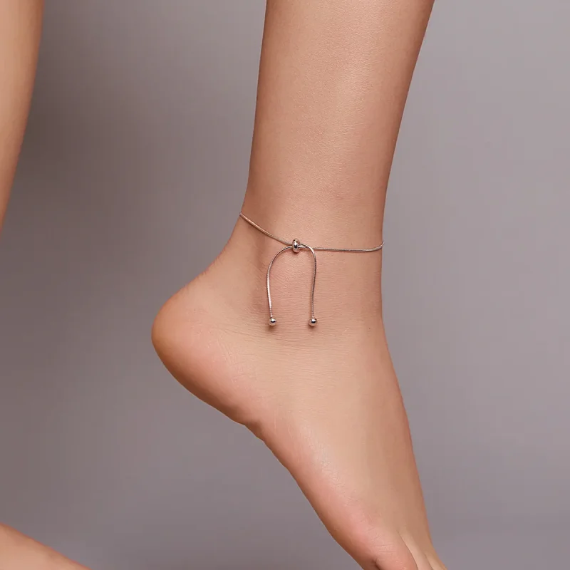 (bilde for) Pandora Style Sølv Stilig Anklet - SCT016 - Vis 2