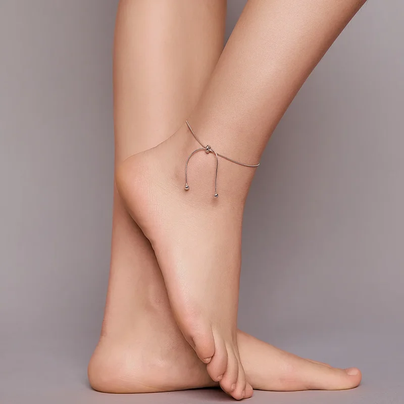 (bilde for) Pandora Style Sølv Stilig Anklet - SCT016 - Vis 3