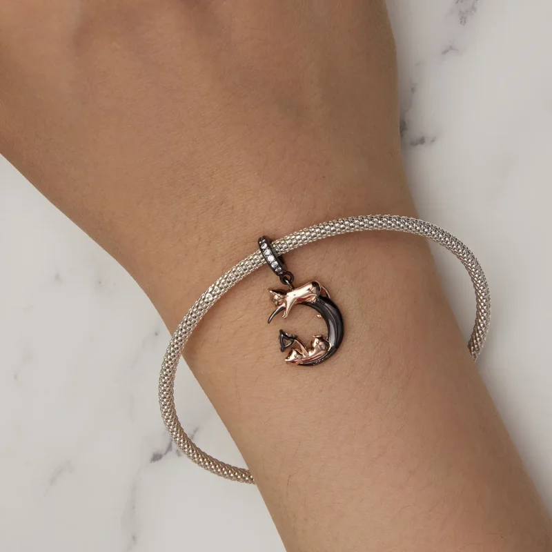 (bilde for) Pandora-stil leker med katter anhengsjarm - SCC2518 - Vis 6