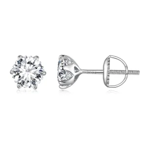 (bilde for) Pandora Style 0,5 karat Moissanite øredobber - MSE020-S