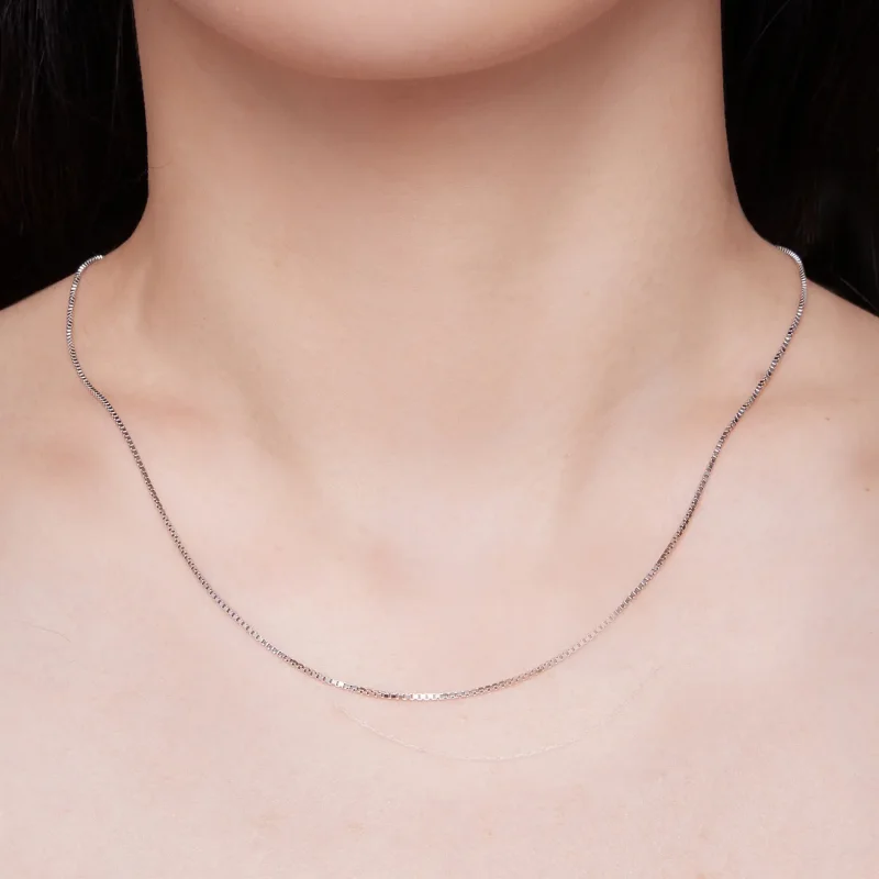 (bilde for) Pandora Style 0.8 Boxchain Basics Chain Halskjede - SCA024 - Vis 4