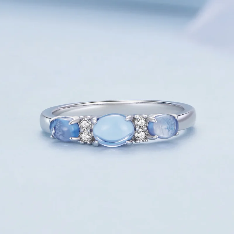 (bilde for) Pandora Style 3 Stones Ring - BSR427 - Vis 3