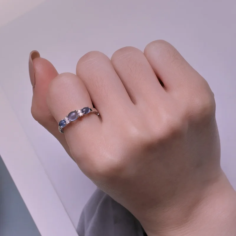 (bilde for) Pandora Style 3 Stones Ring - BSR427 - Vis 5