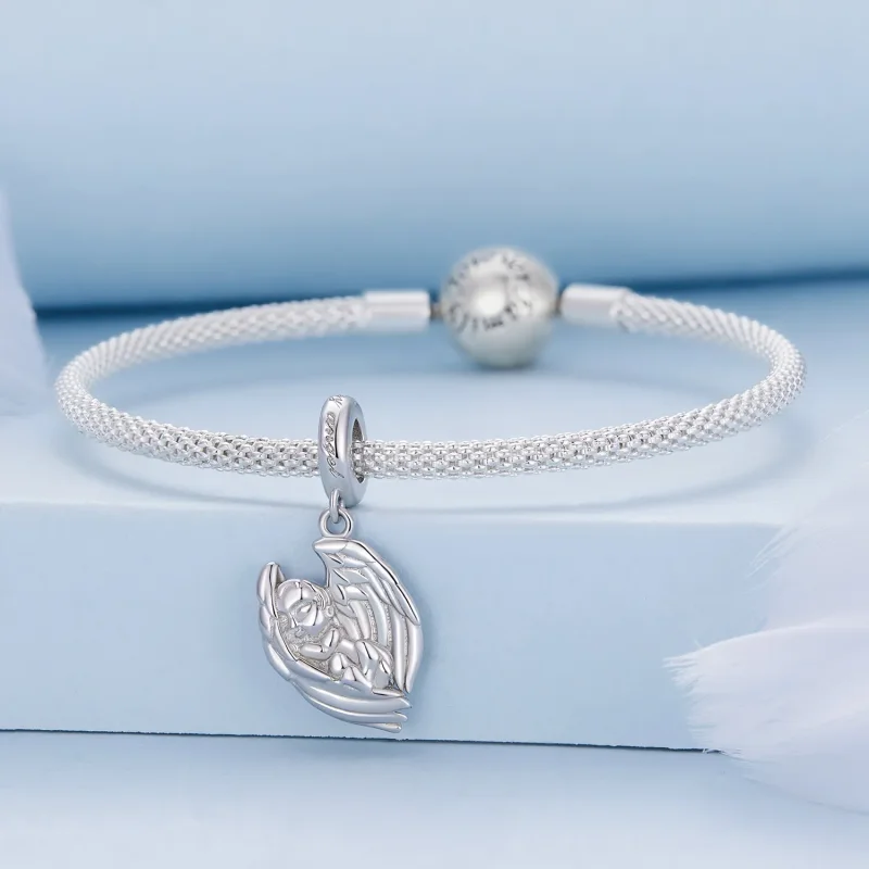 (bilde for) Pandora Style Angel Baby Anheng Charm - BSC851 - Vis 3