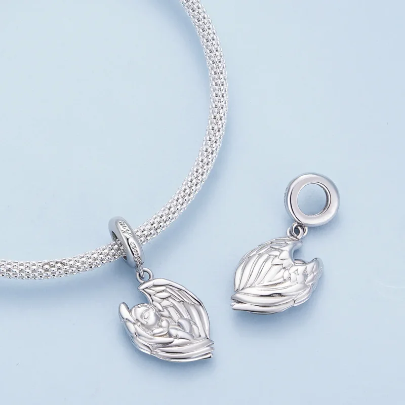 (bilde for) Pandora Style Angel Baby Anheng Charm - BSC851 - Vis 4