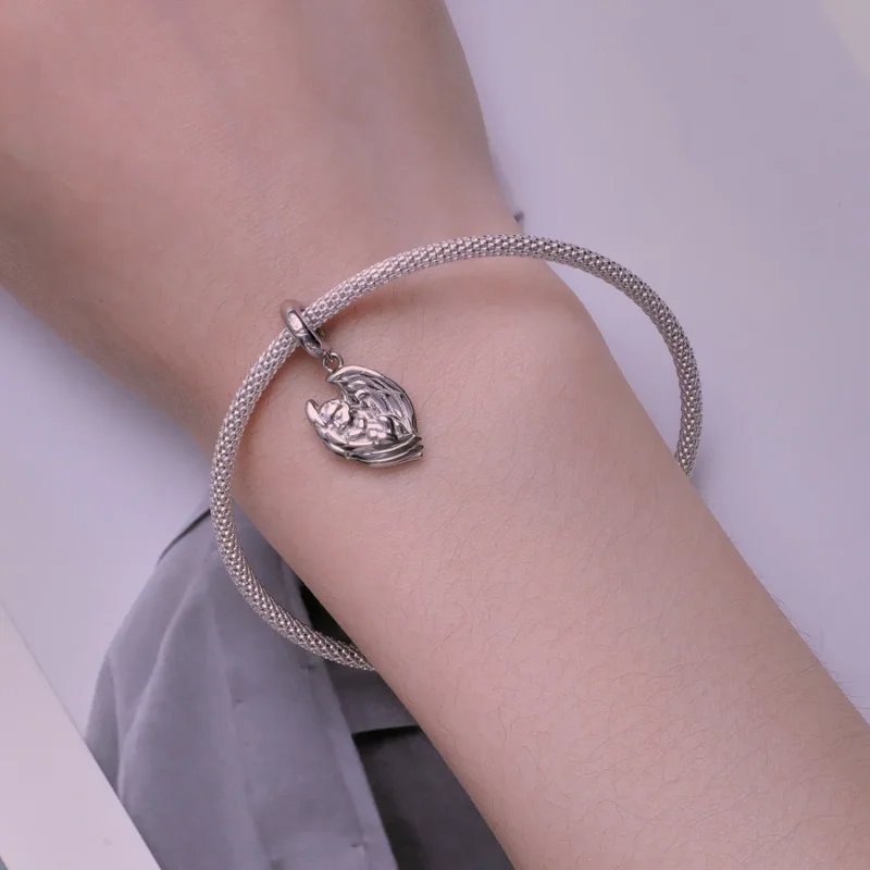(bilde for) Pandora Style Angel Baby Anheng Charm - BSC851 - Vis 5